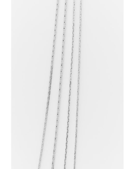 Pull&Bear White Multiple Necklace