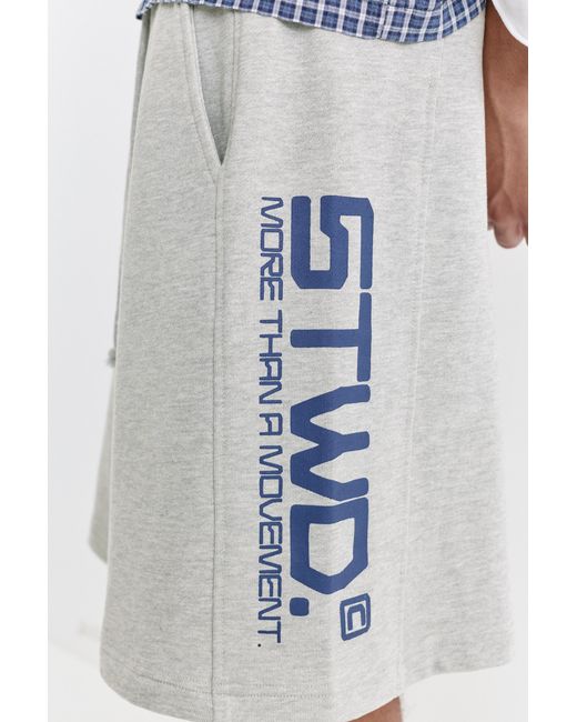 Pull&Bear Stwd Sportbermuda in het Gray voor heren