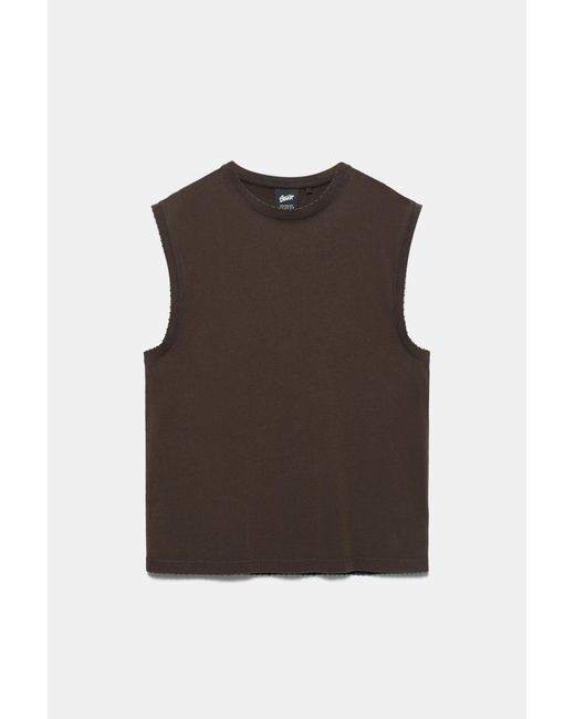 Pull&Bear Brown Strappy Top for men