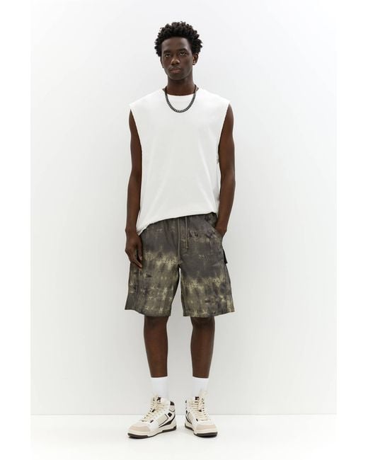 Pull&Bear Stwd-Cargo-Bermudas in Natural für Herren