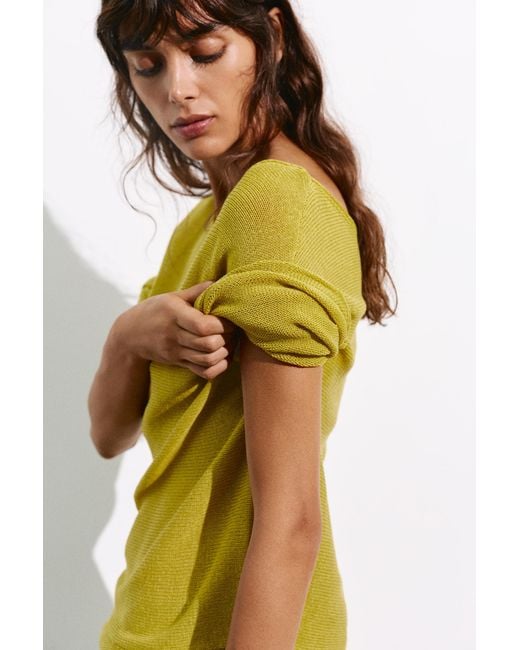 Pull&Bear Yellow Rustic Jumper