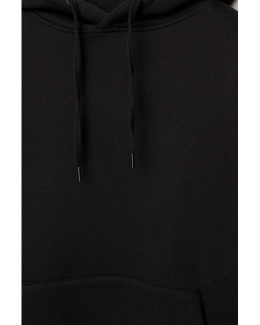 Pull&Bear Basic Hoodie in het Black voor heren