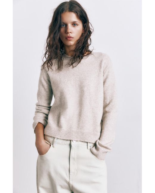 Pull&Bear Natural Soft Regular-Fit-Pullover