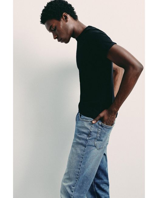 Pull&Bear Slim Fit Jeans in het Blue voor heren