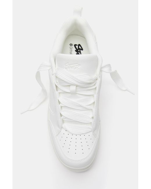 Pull&Bear White Stwd Trainers for men