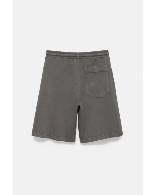 Bermuda Jogger Piqué Pull&Bear pour homme en coloris Gray