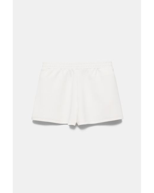 Pull&Bear Sportieve Short Met Zachte Touch in het White