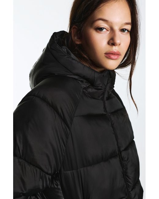 Pull&Bear Black Puffer Jacket