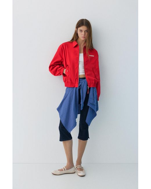 Pull&Bear Embroidered Jacket