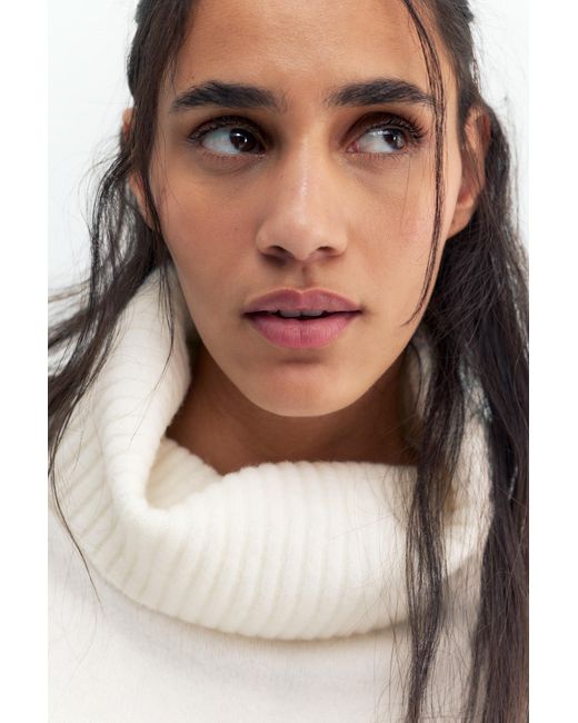 Pull&Bear Gray High Neck Jumper