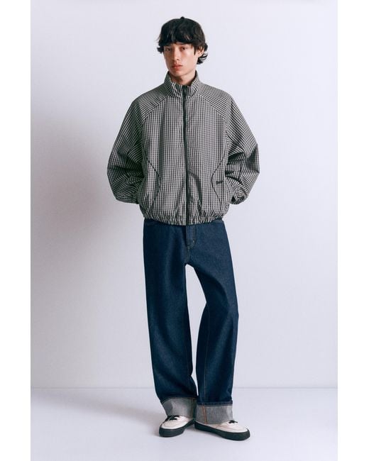 Pull&Bear Blue Stwd Sports Jacket for men