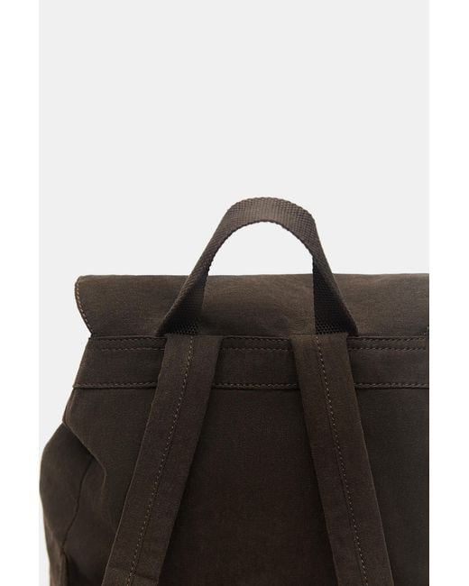 Pull&Bear Blue Buckle Pocket Backpack