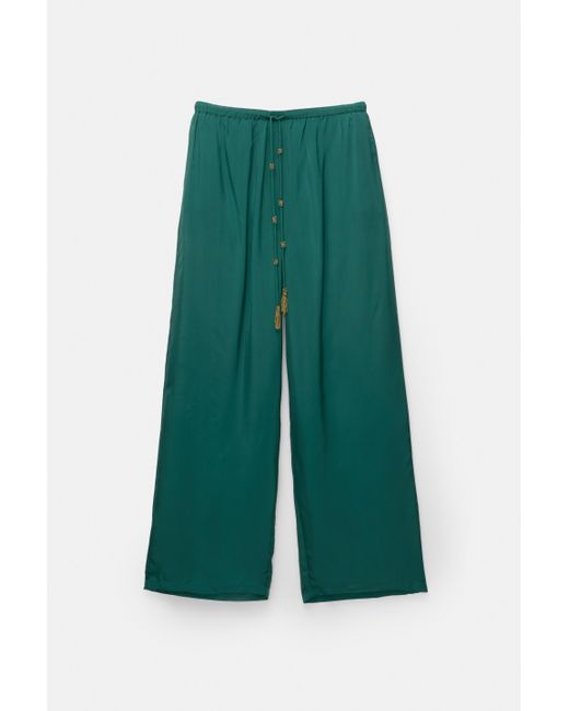 Pull&Bear Green Joggerhose Mit Schmuckperlen