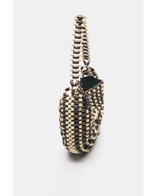 Pull&Bear Black Embellished Shoulder Bag