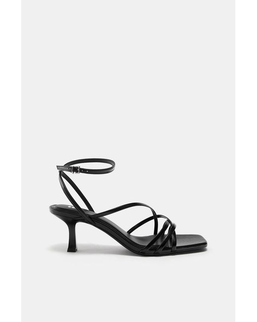 Pull&Bear Blue Strappy High-Heel Sandals