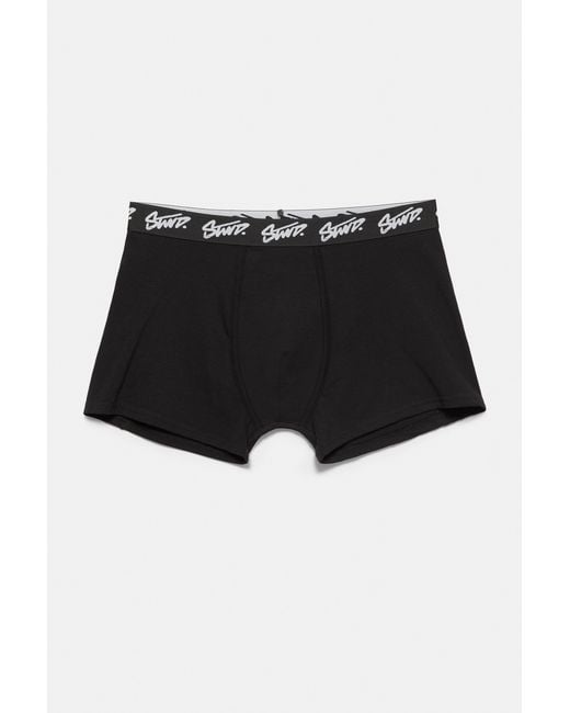 Pull&Bear Black 3-Pack Of Boxers for men
