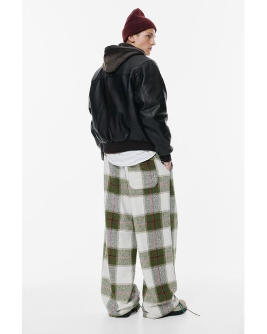 Pull&Bear Bomberjacke Aus Kunstleder in Black für Herren
