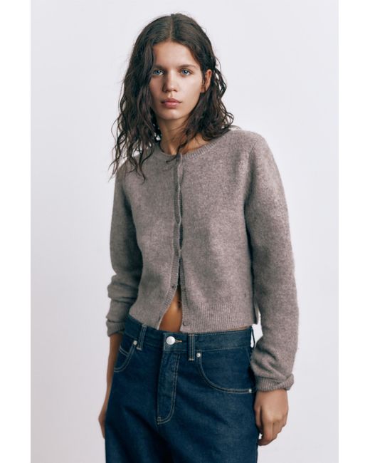 Pull&Bear Blue Buttoned Cardigan