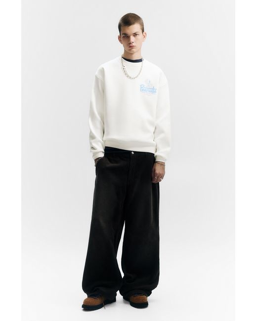 Pull&Bear Blue Peanuts Sweatshirt for men