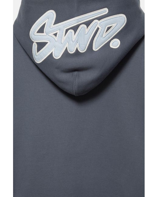 Sweat Boxy À Capuche Pull&Bear pour homme en coloris Blue