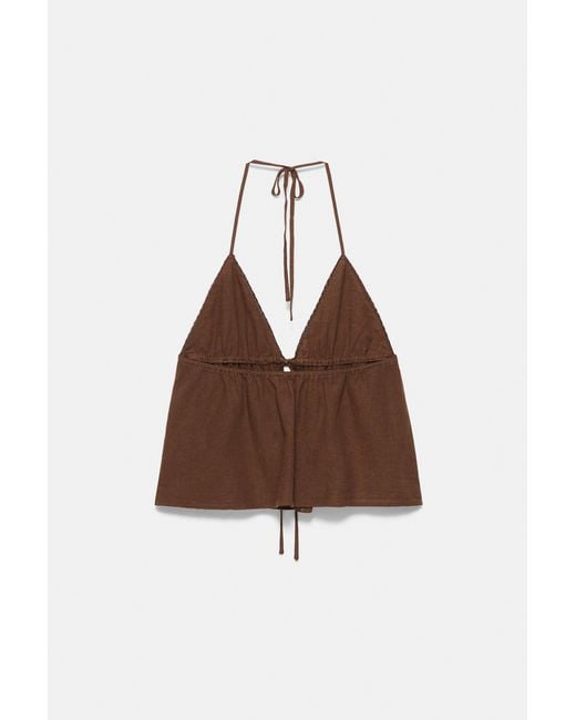 Top Halter di Pull&Bear in Multicolor