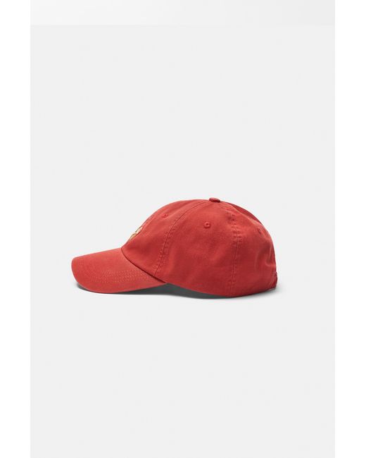 Pull&Bear Embroidered Hibiscus Flower Cap