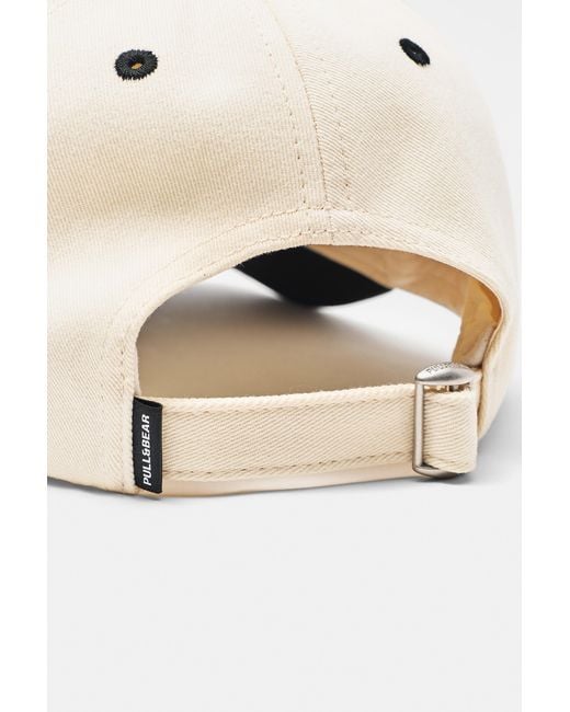 Cappello Keep Luck Close Today di Pull&Bear in White da Uomo