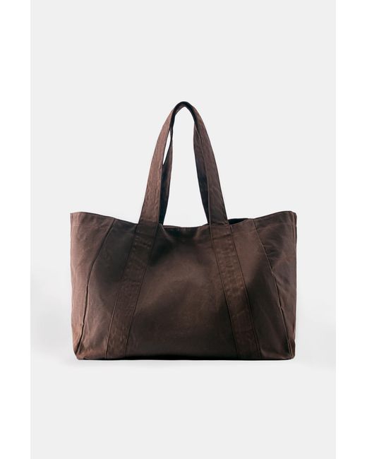 Borsa Shopper di Pull&Bear in Brown da Uomo