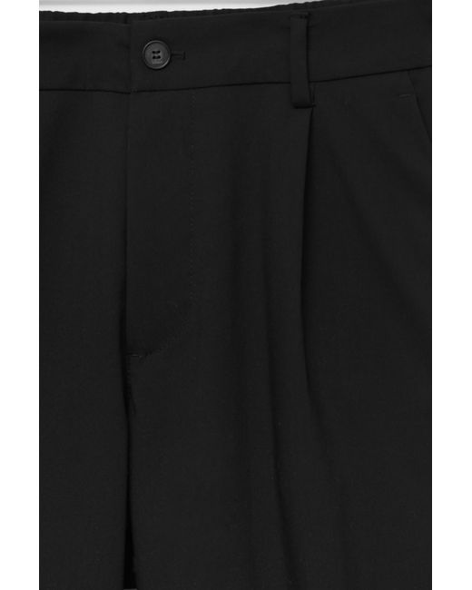 Pantalon Tailoring Large Pull&Bear pour homme en coloris Black