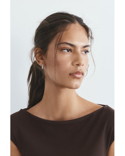 Pull&Bear Blue Short Sleeve Bodysuit