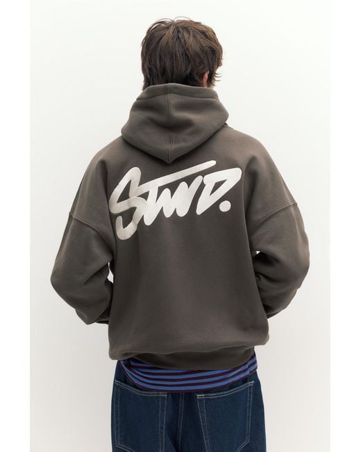 Pull&Bear Stwd Kapuzenpullover in Gray für Herren