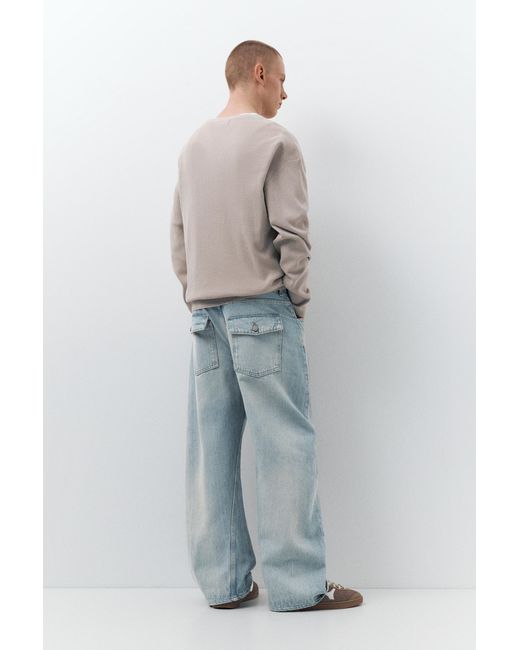 Pull&Bear Multicolor Jeans With Seams for men