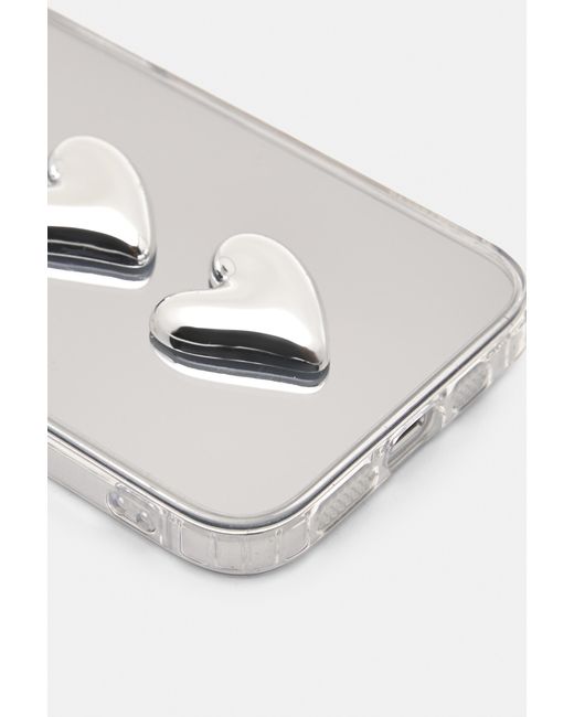 Cover Iphone Specchio Cuori di Pull&Bear in White