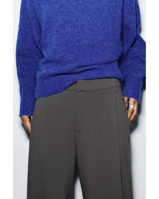 Pull&Bear Multicolor Darted Smart Trousers