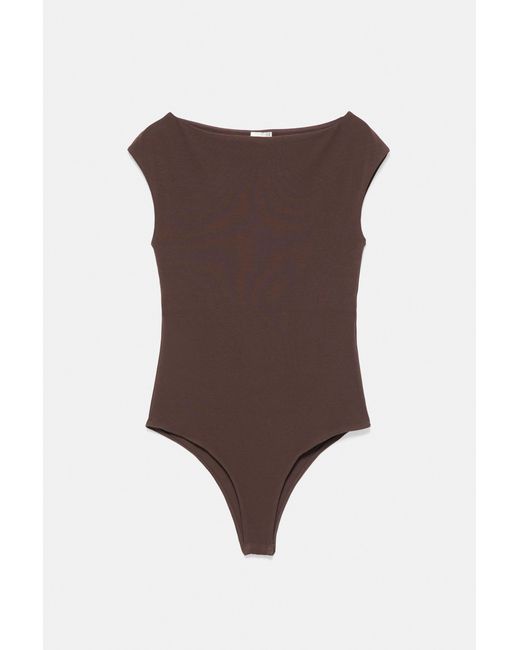 Body Col Bateau Pull&Bear en coloris Blue