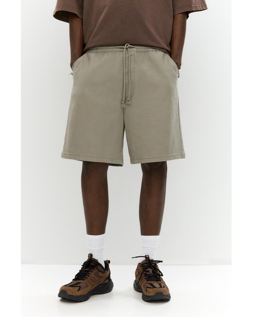 Pull&Bear Brown Basic Bermuda Shorts With Drawstrings for men