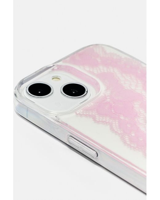 Pull&Bear Pink Lace Iphone Case
