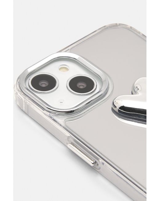 Cover Iphone Specchio Cuori di Pull&Bear in White