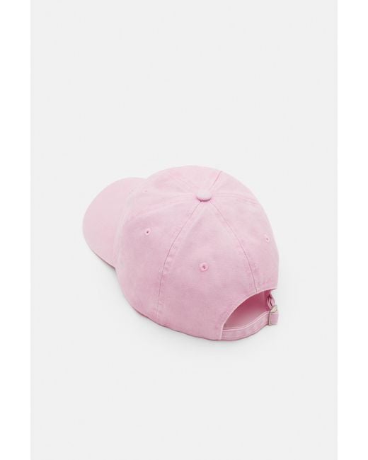 Pull&Bear Pink Amalfi Embroidered Cap