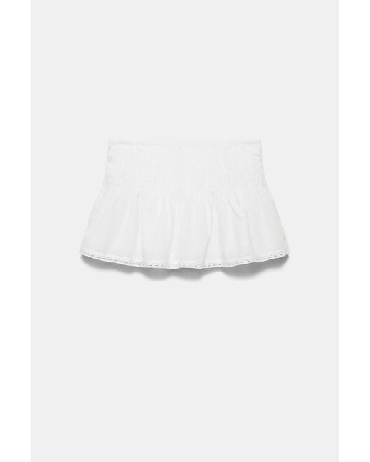Pull&Bear Broekrok Met Volants in het Green