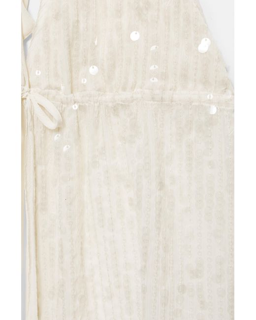 Pull&Bear Haltertop Met Lovertjes in het Blue
