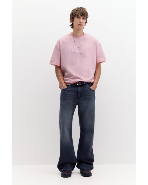 Pull&Bear Gray Stwd T-Shirt for men