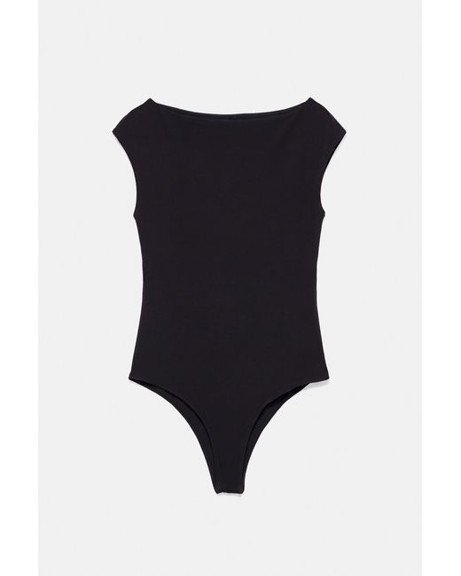 Body Col Bateau Pull&Bear en coloris Black