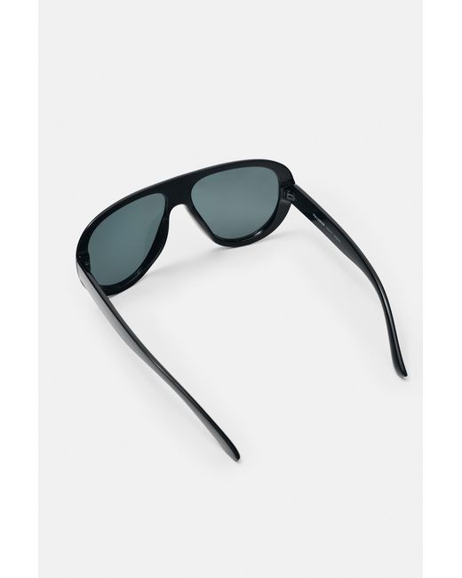 Pull&Bear Blue Resin Aviator Sunglasses