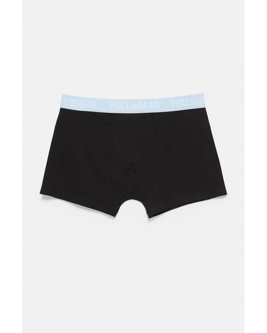 Pack 3 Boxer di Pull&Bear in Black da Uomo