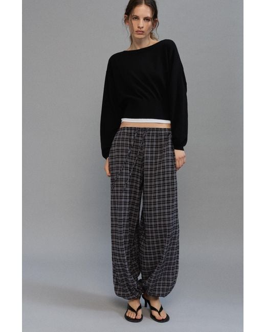 Pull&Bear Black Karopumphose