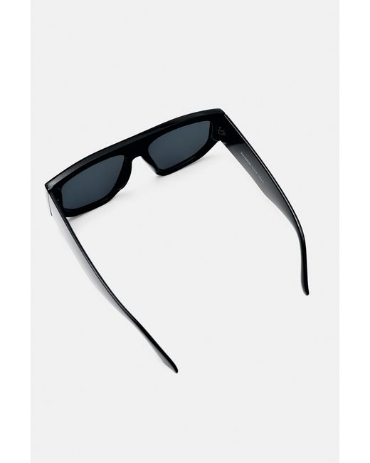 Pull&Bear Black Aviator Cateye Sunglasses