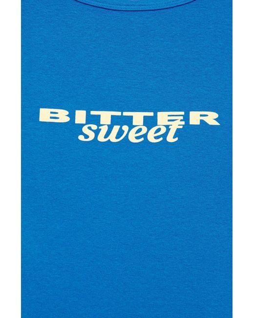 Débardeur À Message Pull&Bear en coloris Blue