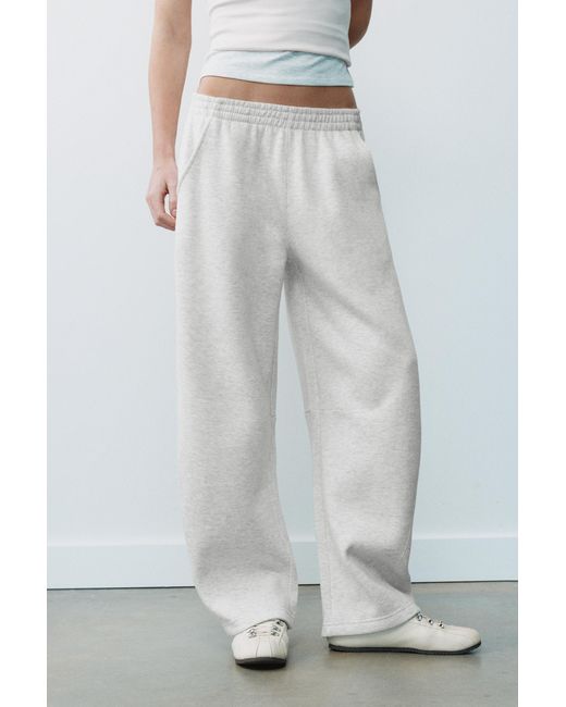 Pull&Bear Barrel Joggingbroek in het Gray
