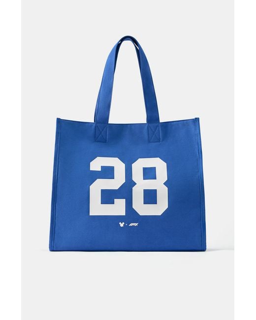 Borsa Shopper Disney X F1 di Pull&Bear in Blue